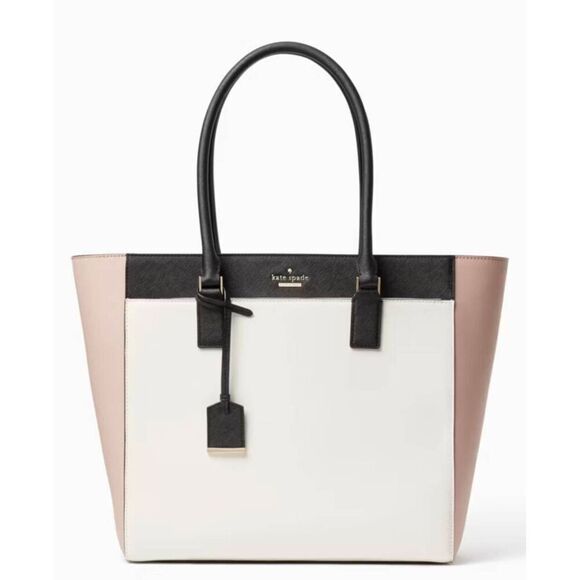 KATE SPADE Cameron Street Havana Colorblock Tote - Picture 1 of 14